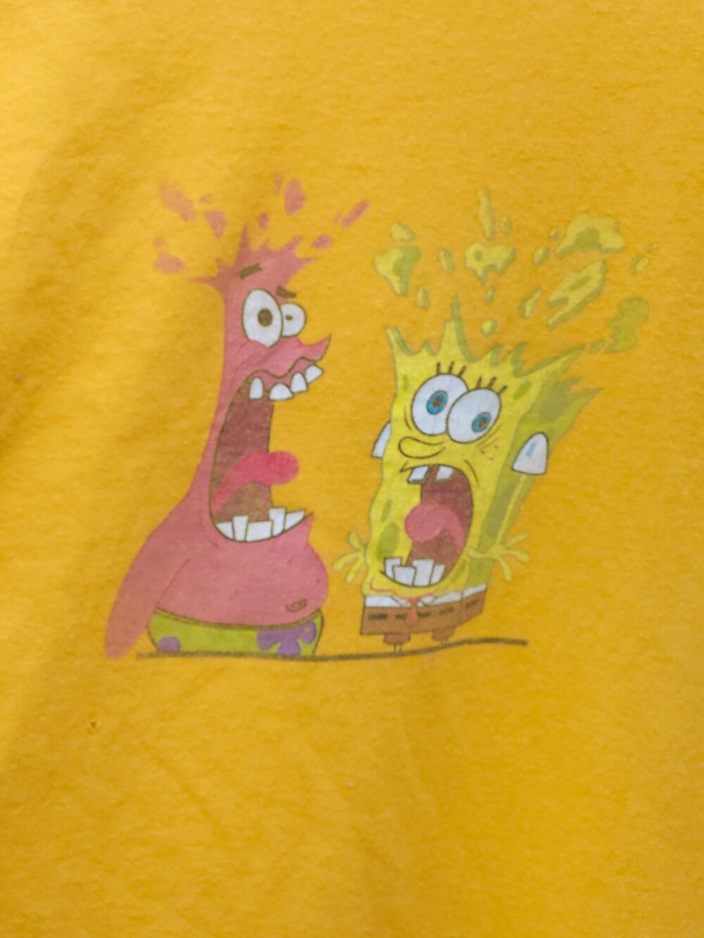 2021 SpongeBob Square Pants T-shirt Size Large Sponge Bob Square Pants BRIGHT T
